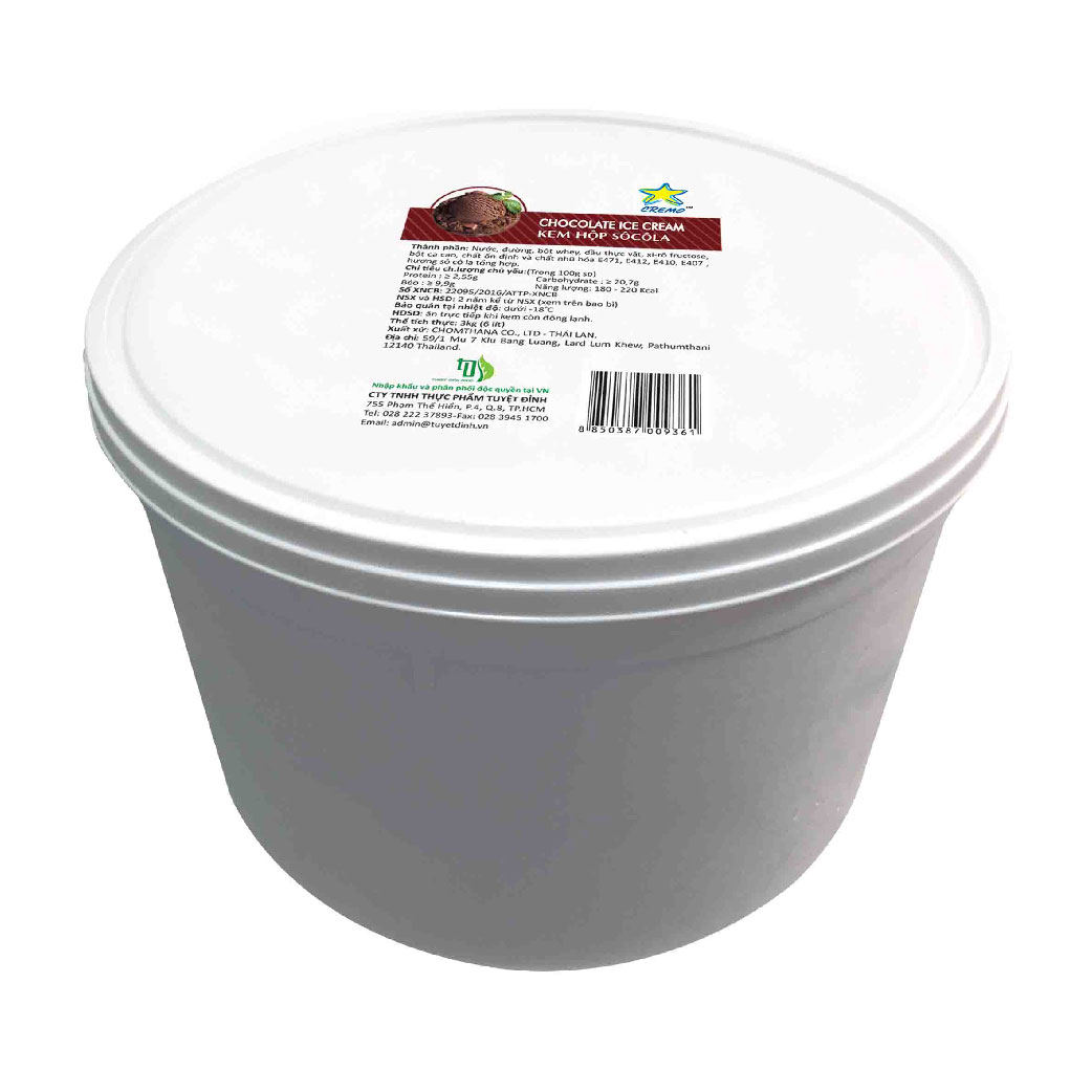 Kem 6000ml vị Choco Chip